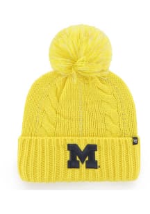 Michigan Wolverines 47 Bauble Knit W Womens Knit Hat - Yellow