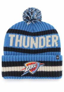 47 Oklahoma City Thunder Blue Bering Cuff Mens Knit Hat