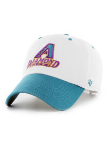 47 Arizona Diamondbacks Double Header Diamond Clean Up Adjustable Hat - White