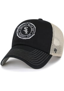 47 Chicago White Sox Garland Mesh Clean Up Adjustable Hat - Black