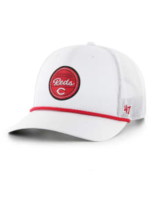 47 Cincinnati Reds Fairway Trucker Adjustable Hat - White