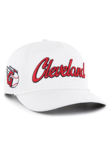 47 Cleveland Guardians Overhand Hitch Adjustable Hat - White