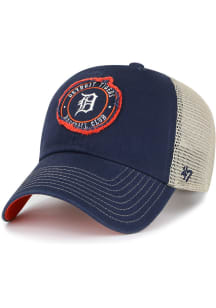 47 Detroit Tigers Garland Mesh Clean Up Adjustable Hat - Navy Blue