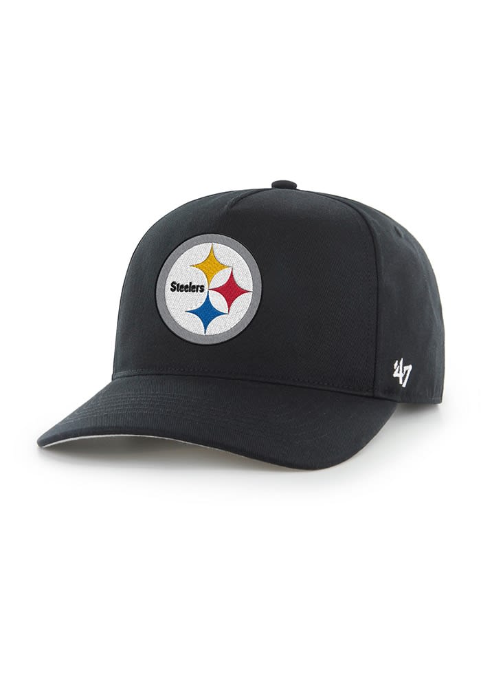 47 Pittsburgh Steelers BLACK Blackout Date Hitch Adjustable Hat