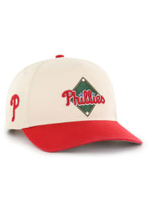47 Philadelphia Phillies Base Knock Hitch Adjustable Hat - Tan