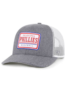 47 Philadelphia Phillies Ellington Trucker Adjustable Hat - Charcoal