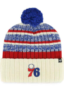 47 Philadelphia 76ers Ivory Tavern Cuff Mens Knit Hat