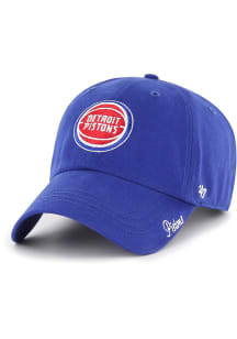 47 Detroit Pistons Blue Miata Clean Up Womens Adjustable Hat