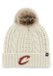 47 Cleveland Cavaliers White Meeko Cuff Womens Knit Hat