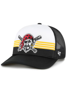 47 Pittsburgh Pirates Liftoff FM Mesh Trucker Adjustable Hat - Black