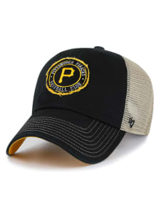 47 Pittsburgh Pirates Garland Mesh Clean Up Adjustable Hat - Black