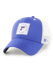 47 St Louis Blues Disburse Mesh MVP Adjustable Hat - Blue