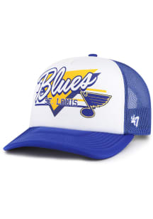 47 St Louis Blues Hangout Foam Trucker Adjustable Hat - Blue