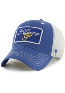 47 St Louis Blues Five Point Clean Up Adjustable Hat - Blue