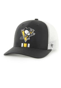 47 Pittsburgh Penguins Mens Black Merge Trophy Flex Hat