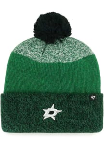47 Dallas Stars Green Dark Freeze Cuff Mens Knit Hat