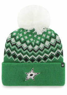 47 Dallas Stars Green Elsa Cuff Womens Knit Hat