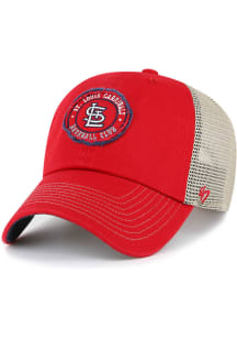 47 St Louis Cardinals Garland Mesh Clean Up Adjustable Hat - Red