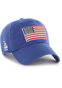 47 Los Angeles Dodgers Heritage Clean Up Adjustable Hat - Blue