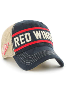 47 Detroit Red Wings Juncture Clean Up Trucker Adjustable Hat - Black