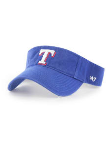 47 Texas Rangers Mens Blue Clean Up Adjustable Visor