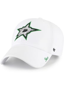 47 Dallas Stars White Sparkle Clean Up Womens Adjustable Hat