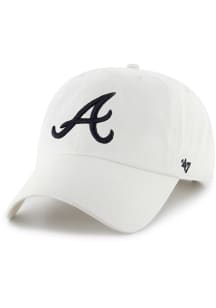 47 Atlanta Braves Clean Up Adjustable Hat - White