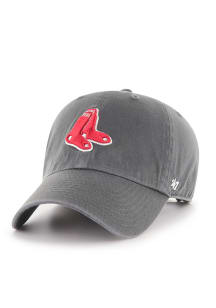 47 Boston Red Sox Clean Up Adjustable Hat - Charcoal