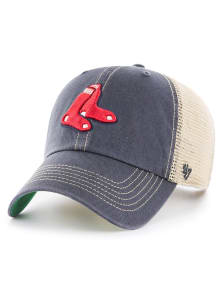 47 Boston Red Sox Trawler Clean Up Adjustable Hat - Navy Blue