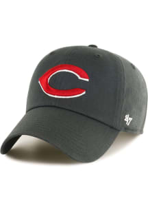 47 Cincinnati Reds Clean Up Adjustable Hat - Charcoal