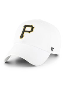 47 Pittsburgh Pirates Clean Up Adjustable Hat - White