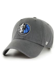 47 Dallas Mavericks Clean Up Adjustable Hat - Charcoal