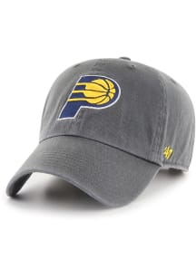 47 Indiana Pacers Clean Up Adjustable Hat - Charcoal