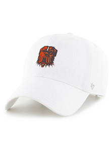 47 Cleveland Browns Dawg Pound Logo Clean Up Adjustable Hat - White