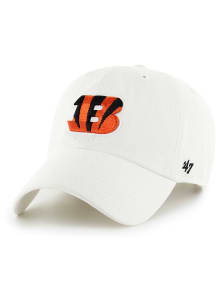 47 Cincinnati Bengals Clean Up Adjustable Hat - White