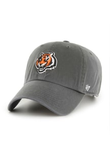47 Cincinnati Bengals Clean Up Adjustable Hat - Charcoal