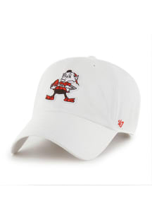 47 Cleveland Browns Clean Up Adjustable Hat - White