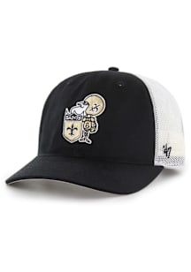 47 New Orleans Saints Trucker Design Adjustable Hat - Black