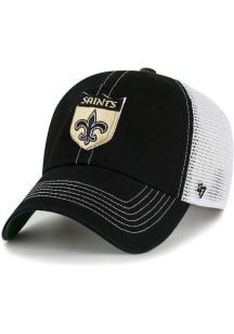 47 New Orleans Saints Trawler Clean Up Iconic Adjustable Hat - Black