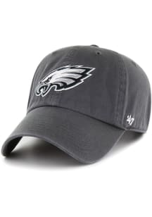47 Philadelphia Eagles Clean Up Adjustable Hat - Charcoal