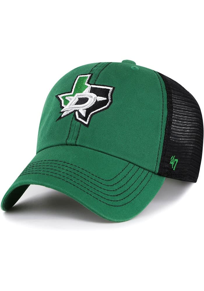 47 Dallas Stars GREEN Trawler Clean Up Adjustable Hat - 48015852