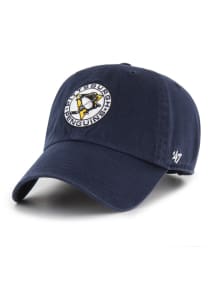 47 Pittsburgh Penguins Clean Up Adjustable Hat - Navy Blue