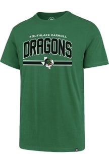 47 Carroll High School Dragons Kelly Green Super Arch Super Rival Short Sleeve T Shirt