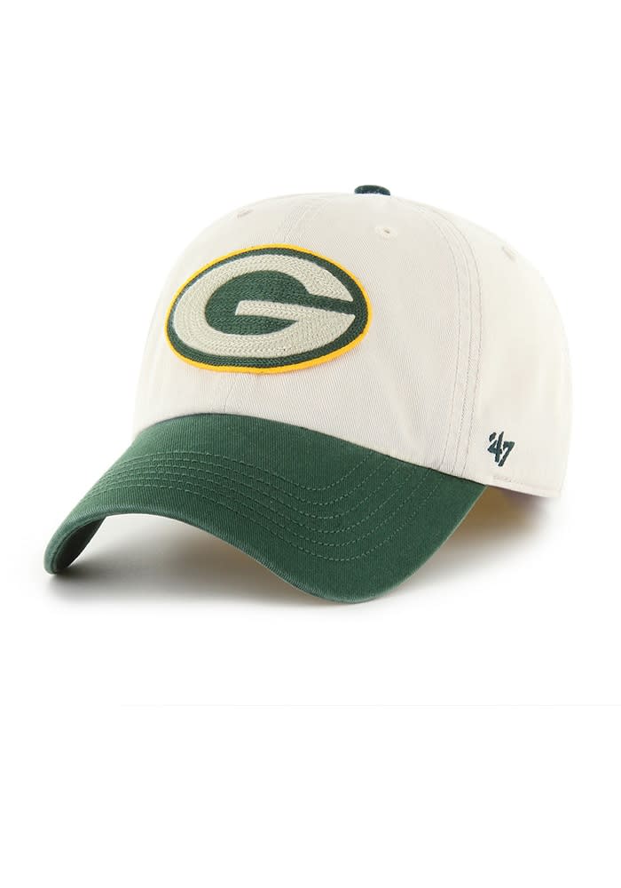 Green Bay Packers Mens Clubhouse Franchise IVORY 47 Fitted Hat