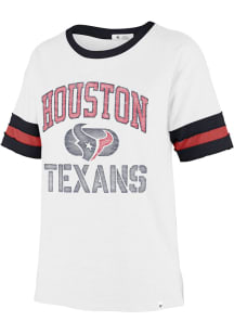 47 Houston Texans Womens White Game Play Short Sleeve T-Shirt