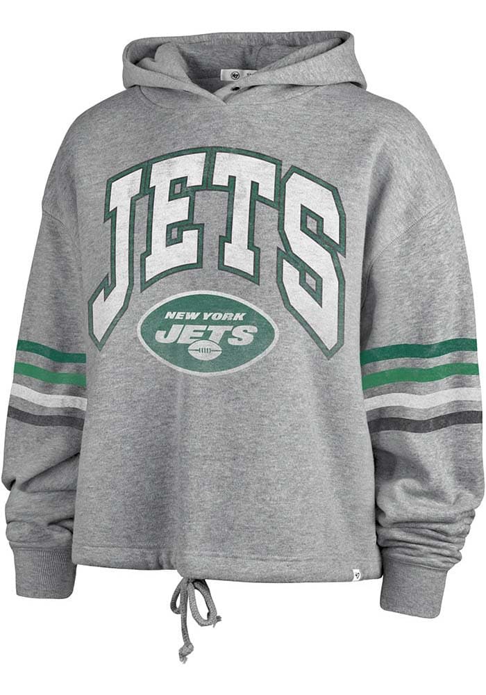 New era NFL Team Logo New York Jets Hoodie Grey