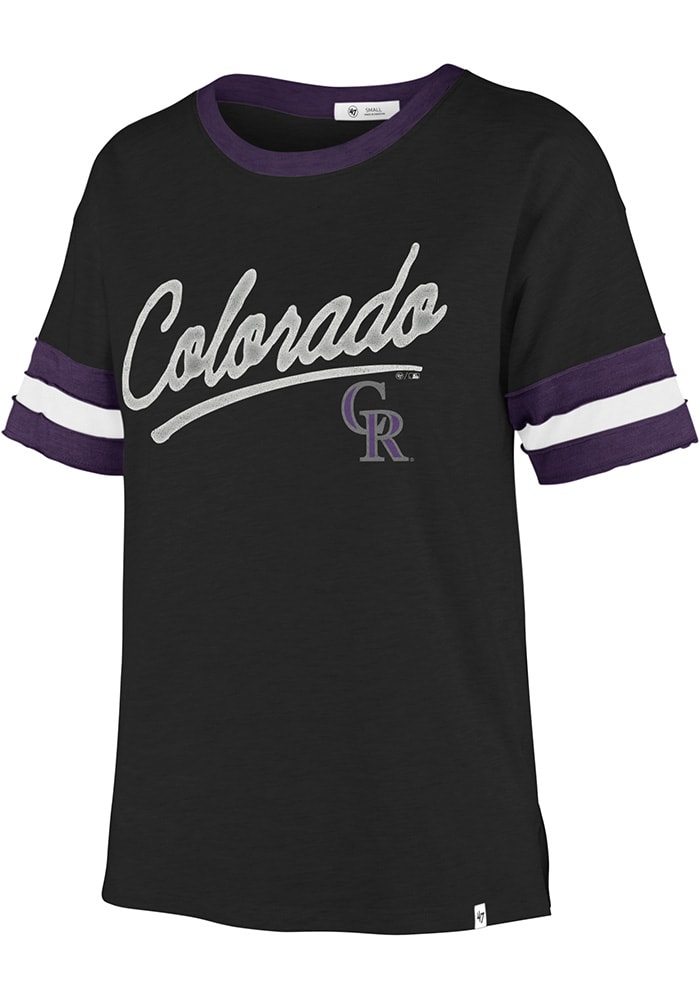 Colorado Rockies '47 Women's Dani T-Shirt - Black
