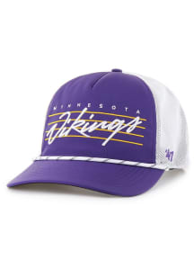 47 Minnesota Vikings Downburst Mesh Hitch Adjustable Hat - Purple