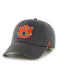 47 Auburn Tigers Clean Up Adjustable Hat - Charcoal