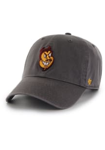 47 Arizona State Sun Devils Clean Up Adjustable Hat - Charcoal